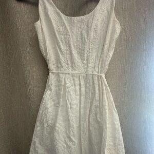 Pappagallo White Backless Dress